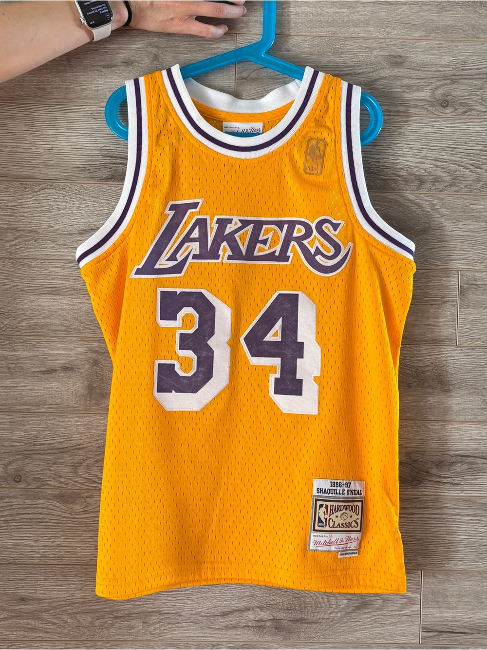 Shaquille O’Neal Lakers Mitchell & Ness Swingman Jersey, Youth Size M